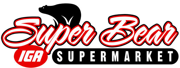 A theme logo of Super Bear IGA